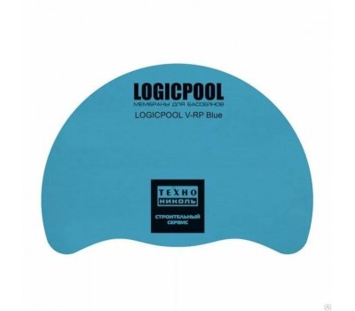 Пленка для бассейна LogicPool V-RP Blue синяя (ширина 1,6 м)