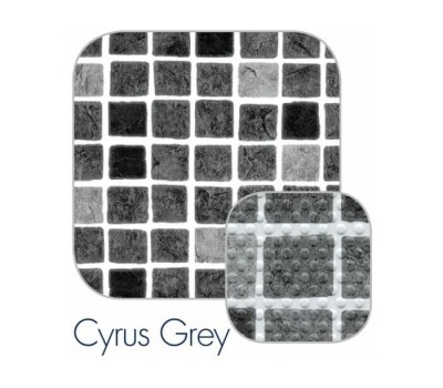 Пленка для бассейна CGT P4000 Cyrus Grey мозаика (ширина 1,65 м)