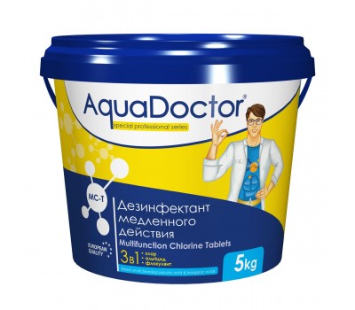 AquaDoctor хлор длительного действия MC-T 5 кг в таблетках по 200 г