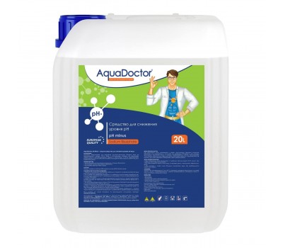 AquaDoctor pH минус жидкий 20 л (Серная 35%)