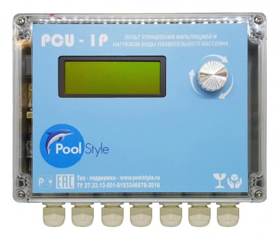 Пульт автоматического управления фильтрацией и нагревом воды PoolStyle PCU-1P