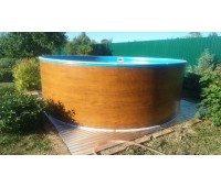 Каркасный бассейн круглый ЛАГУНА 3,05 х 1,25 м (мятно-зелёный)