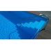 Пленка пвх для бассейна противоскользящая Aquaviva blue голубая (ширина 1,65 м) 