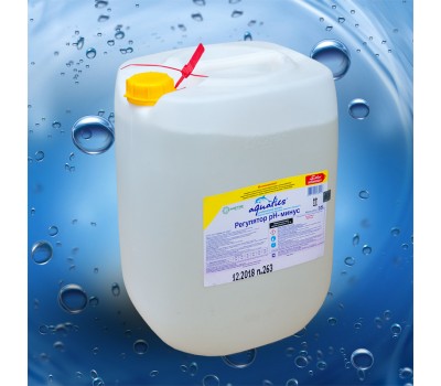 Aquatics жидкий pH минус для бассейна 35 кг