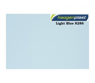Пленка для бассейна Haogenplast Unicolors, Light Blue, голубой (ширина 1,65 м)