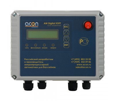 Пульт АКОН АМ digital-Soft автоматического управления фильтрацией и нагревом воды